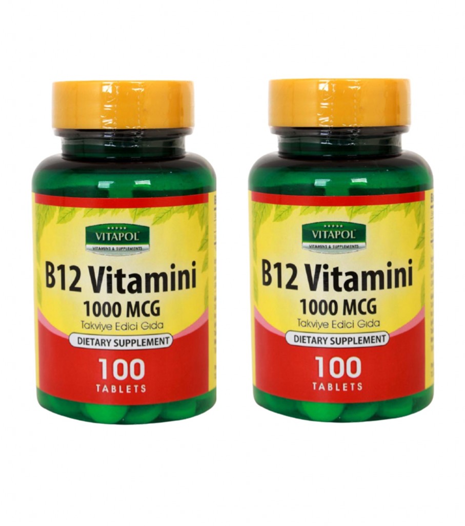 Vitapol Vitamin B12 100 Tablet 2 Adet Şubat 2024