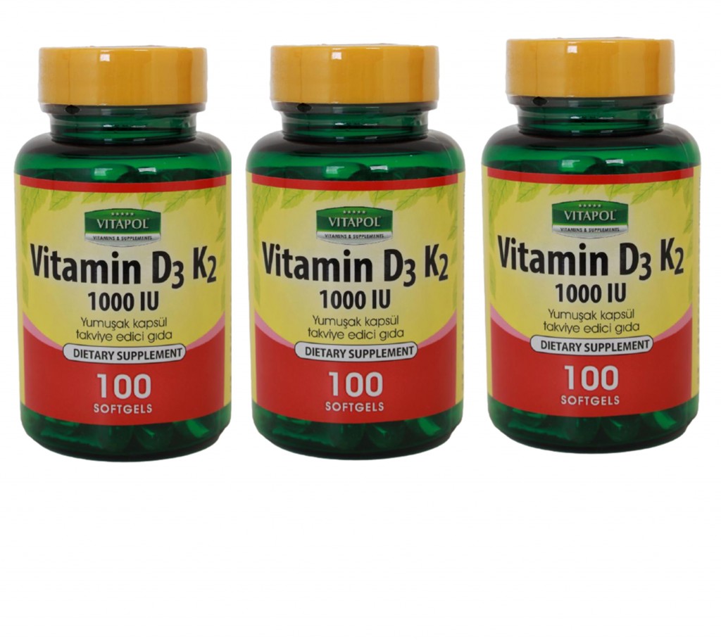 Vitapol Vitamin D3 K2 100 Softgel 3 Adet