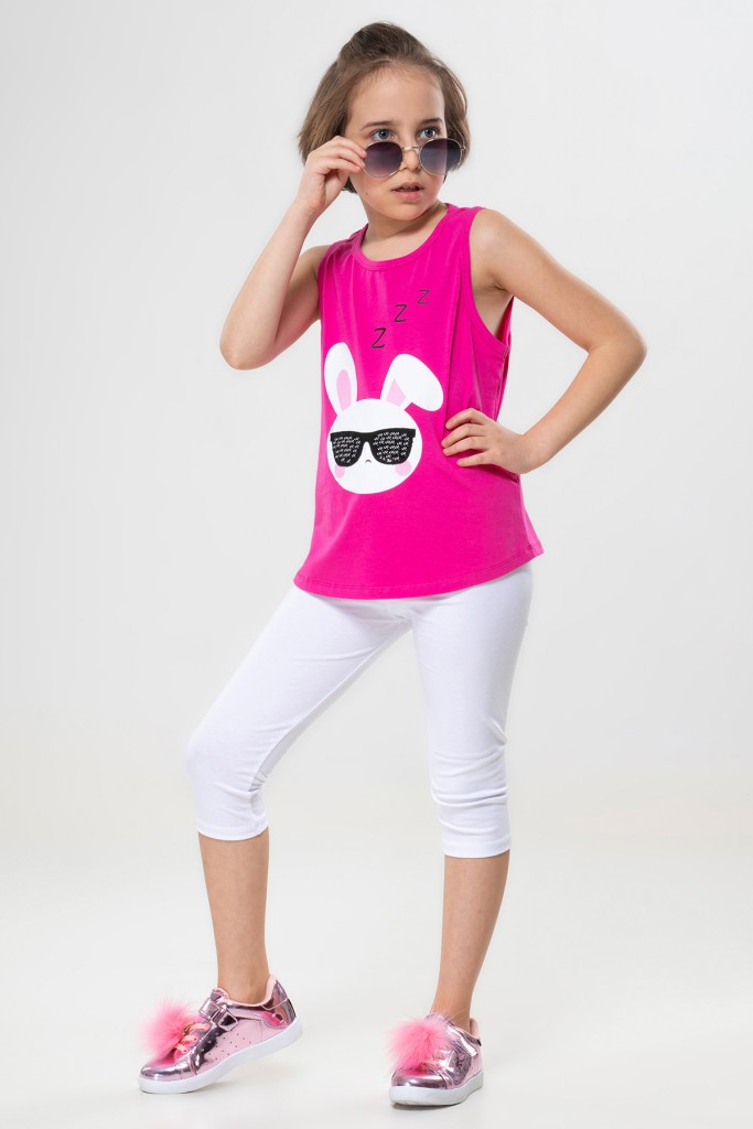 Cool Bunny Kapri+T-Shirt Zn-Ss-071