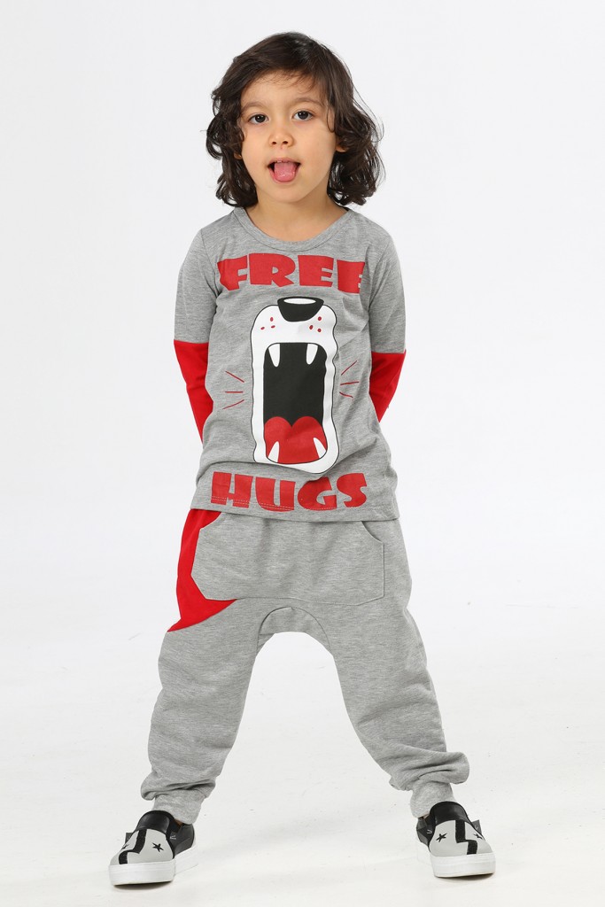 Hug Erkek Çocuk Pantolon+T-Shirt Takım Lp-21A1-029