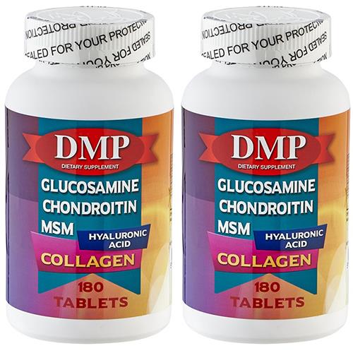 Dmp Glucosamine Chondroitin Msm 2X180 Tablet Hyaluronic Acid Collagen Type 2 Glukozamin Kondroitin