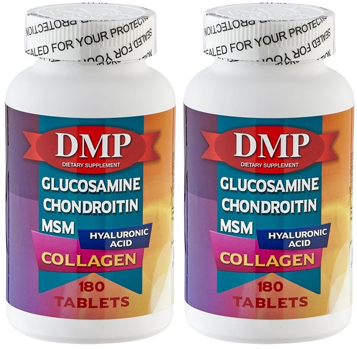 Dmp Glukozamin Kondroitin Msm 2X180 Tablet Hyaluronik Asit Kolajen Tip 2 Glucosamine Chondroitin