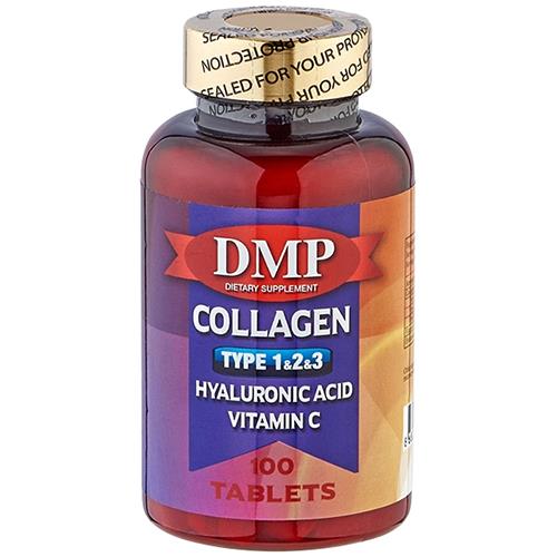 Dmp Hydrolyzed Collagen Type 1-2-3 100 Tablet Hyaluronic Acid Vitamin C
