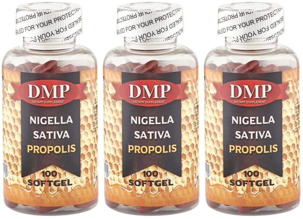 Dmp Nigella Sativa Propolis 3X100 Softgel Çörek Otu Yağı