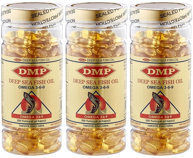 Dmp Omega 3-6-9 1000 Mg Balık Yağı 3X200 Softgel