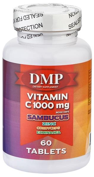 Dmp Vitamin C 1000 Mg 60 Tablet Cordyceps Elderberry Rose Hip Echinacea Cordyceps Zinc