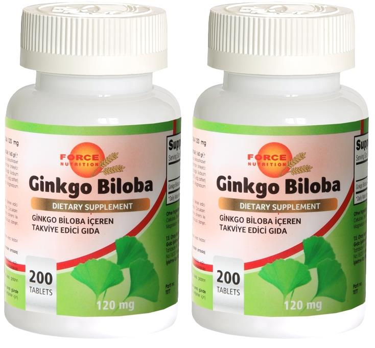 Force Nutrition 120 Mg Ginkgo Biloba 2X200 Tablet