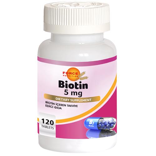 Force Nutrition 5 Mg Biotin 120 Tablet
