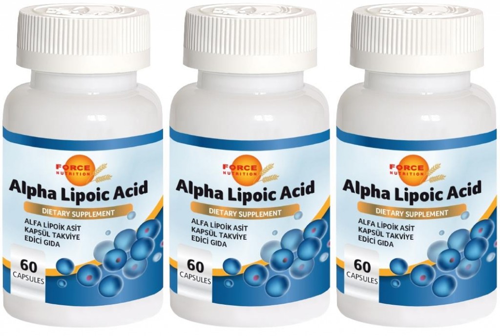 Force Nutrition Alpha Lipoic Acid 3X60 Kapsül Alfa Lipoik Asit