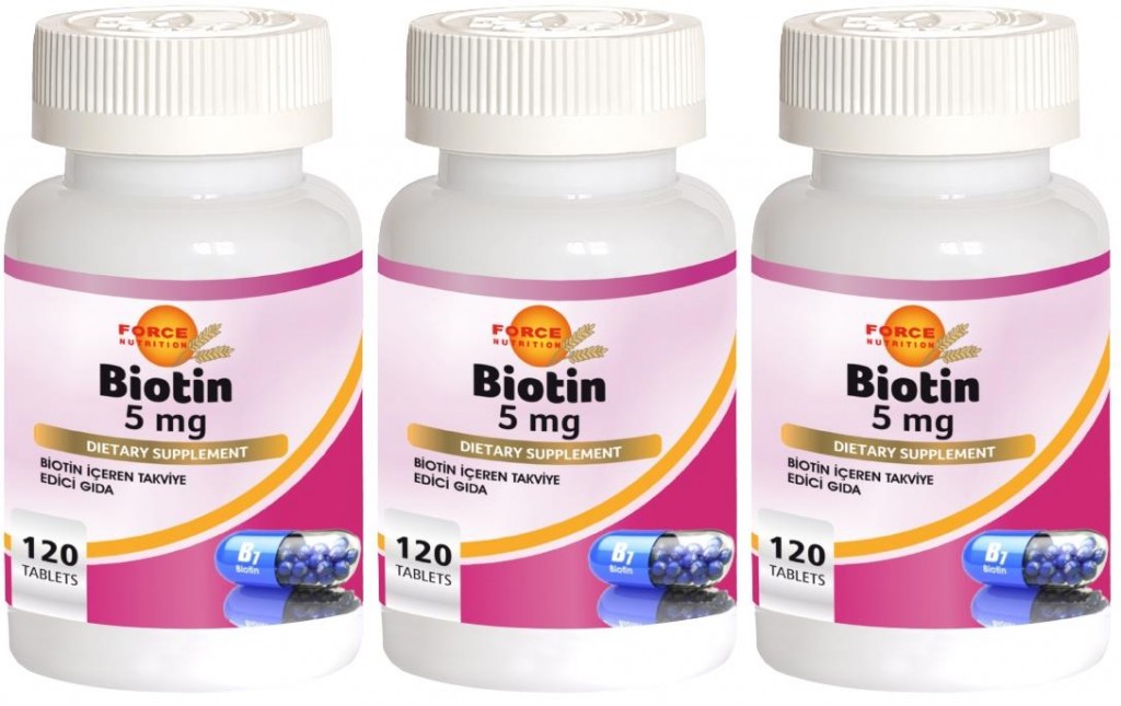 Force Nutrition Biotin 3X120 Tablet