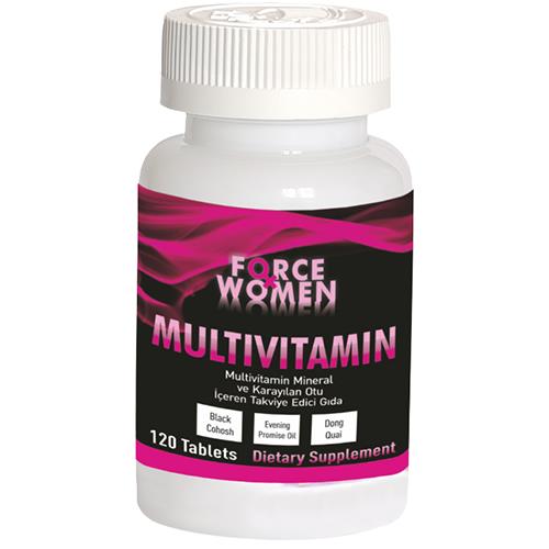 Force Nutrition Force Women Kadın Multivitamin 120 Tablet Karayılan Otu Evening Promise Oil