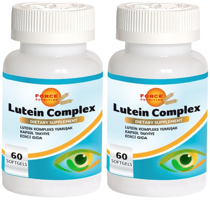 Force Nutrition Lutein Complex 2X60 Yumuşak Kapsül Zeaksantin Vitamin A-C-E