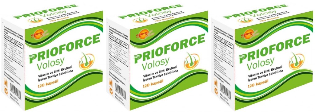 Force Nutrition Prioforce Volosy 3X120 Kapsül Vitamin Ve Bitki Ekstresi L-Sistin Biotin