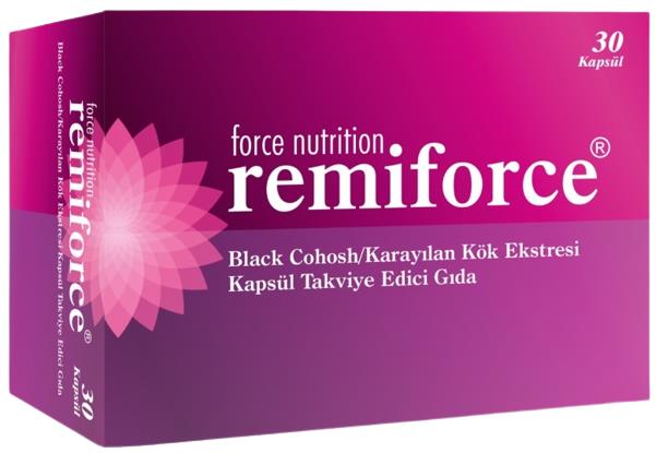 Force Nutrition Remiforce 30 Kapsül Karayılan Çuha Çiçeği