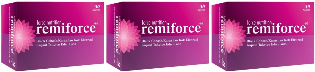 Force Nutrition Remiforce 3X30 Kapsül Karayılan Çuha Çiçeği Çin Melek Otu Büyük Meyveli Vaksiniyum