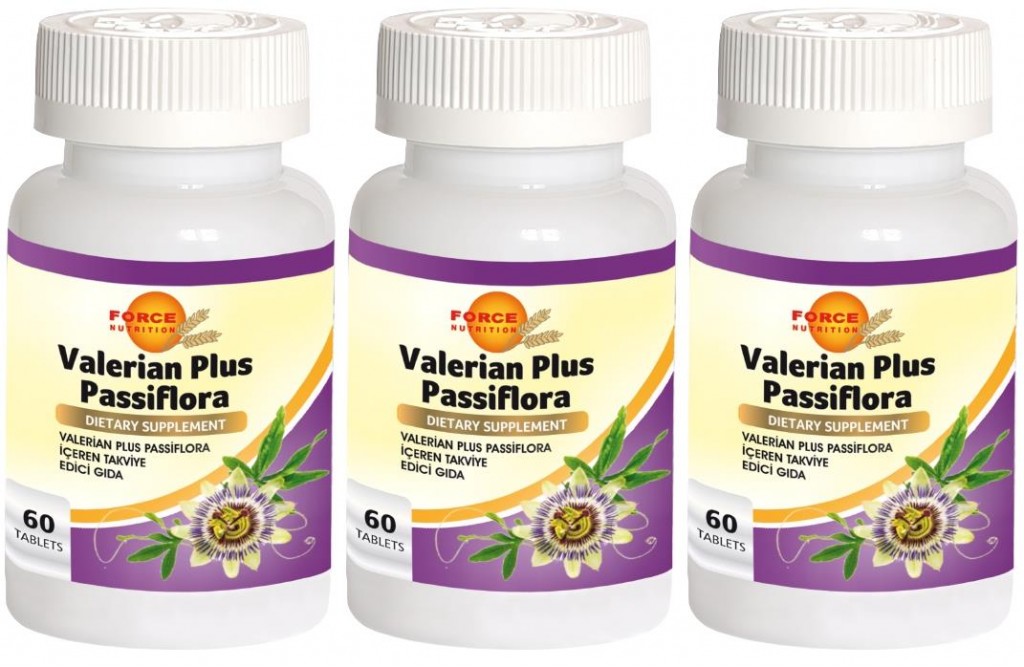 Force Nutrition Valerian Plus Passiflora 3X60 Tablet Kedi Otu Kökü
