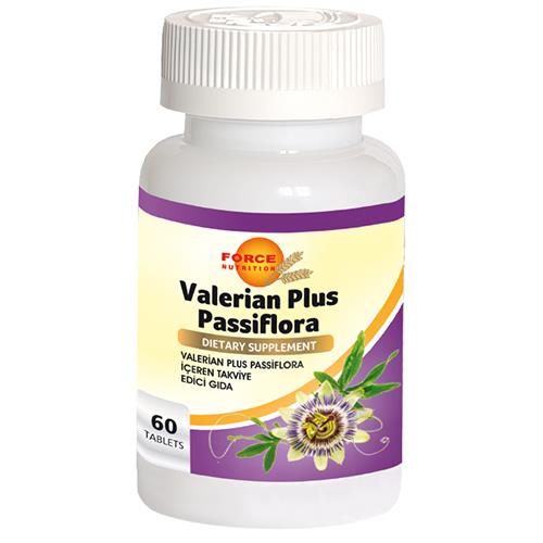 Force Nutrition Valerian Plus Passiflora 60 Tablet Kedi Otu Kökü