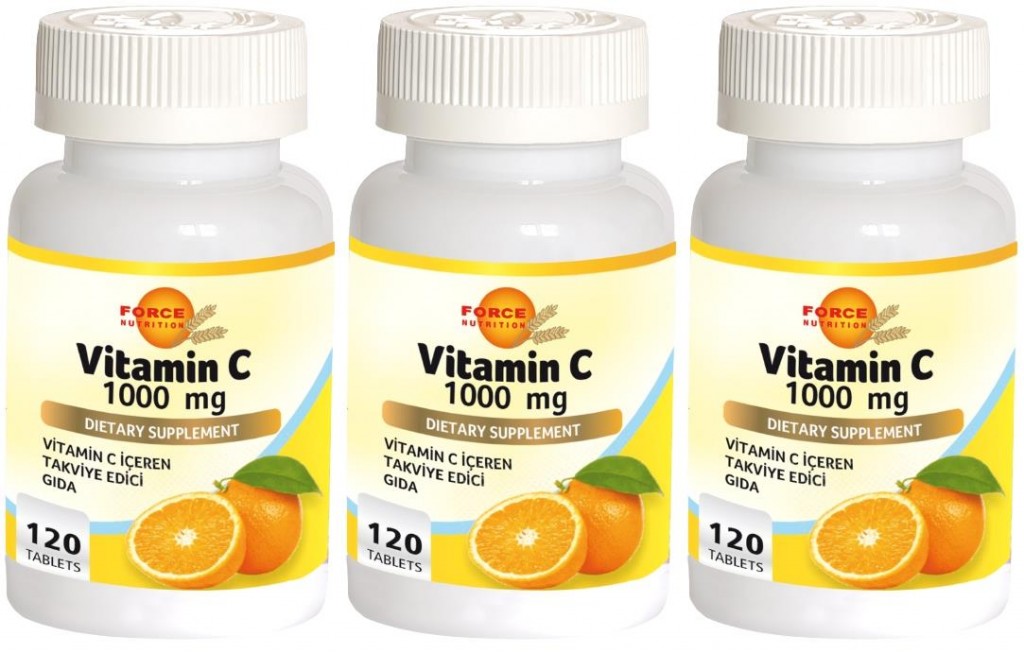 Force Nutrition Vitamin C 1000 Mg 3X120 Tablet