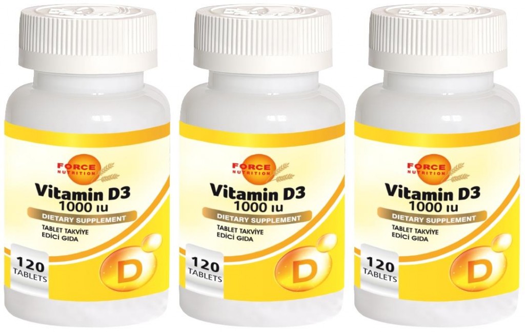 Force Nutrition Vitamin D 1000 Iu 3X120 Tablet