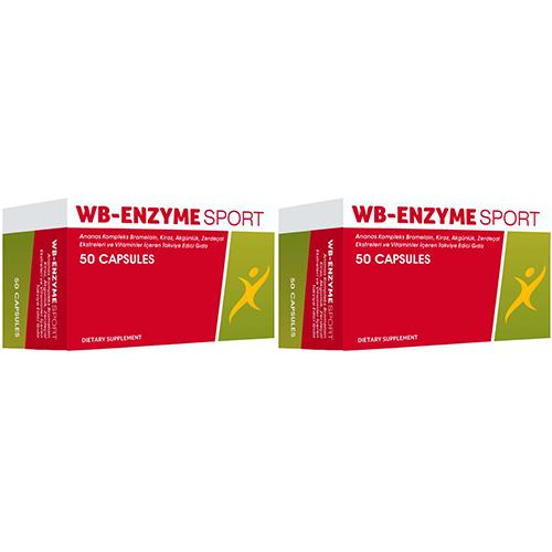 Force Nutrition Wb-Enzim Sport Ananas Complex 2X50 Kapsül Bromelain Akgünlük Wb-Enzyme