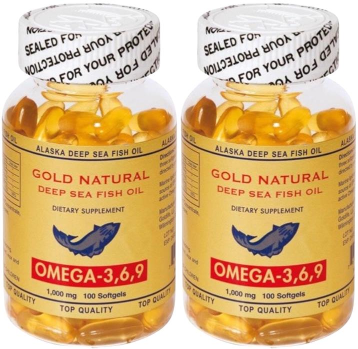 Gold Natural Omega 3-6-9 1000 Mg Balık Yağı 2X100 Softgel