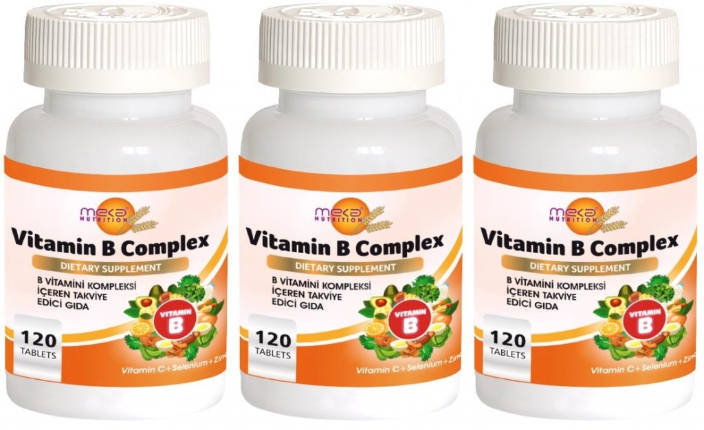 Meka Nutrition B Vitamini Kompleksi 3X120 Tablet Vitamin B Complex