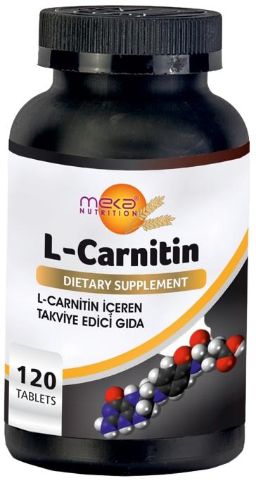 Meka Nutrition L-Karnitin 1000 Mg 120 Tablet