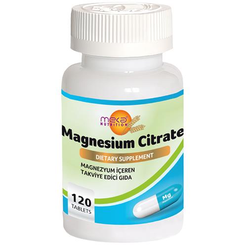 Meka Nutrition Magnesium Citrate 120 Tablet Magnezyum Sitrat