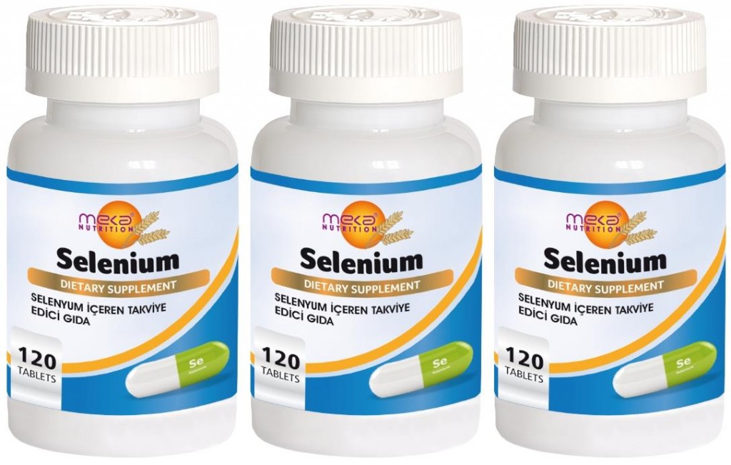 Meka Nutrition Selenium 200 Mcg Selenyum 3X120 Tablet