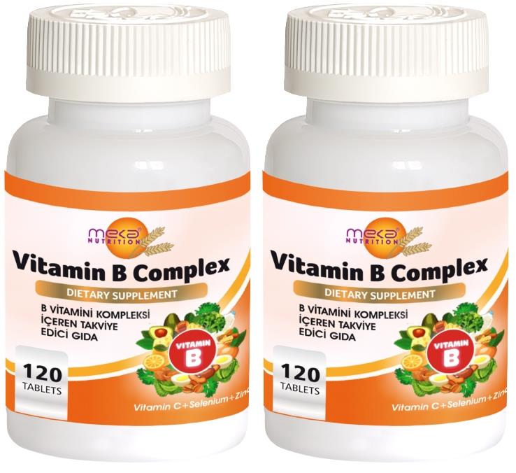 Meka Nutrition Vitamin B Complex 2X120 Tablet B Vitamini Kompleksi