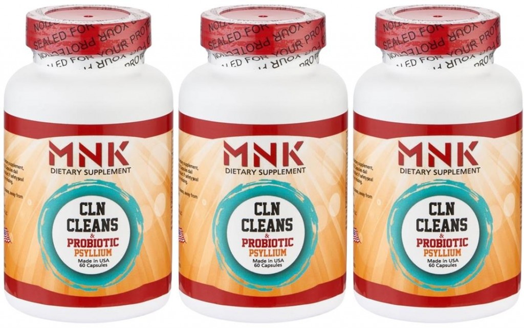 Mnk Cln Probiyotic Psyllium 3X60 Kapsül Probiyotik Cleans Flax Seed Marshmallow Slippery Elm Peppemint