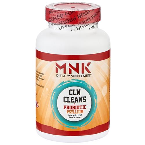 Mnk Cln Probiyotic Psyllium 60 Kapsül Probiyotik Cleans Flax Seed Marshmallow Slippery Elm Peppemint