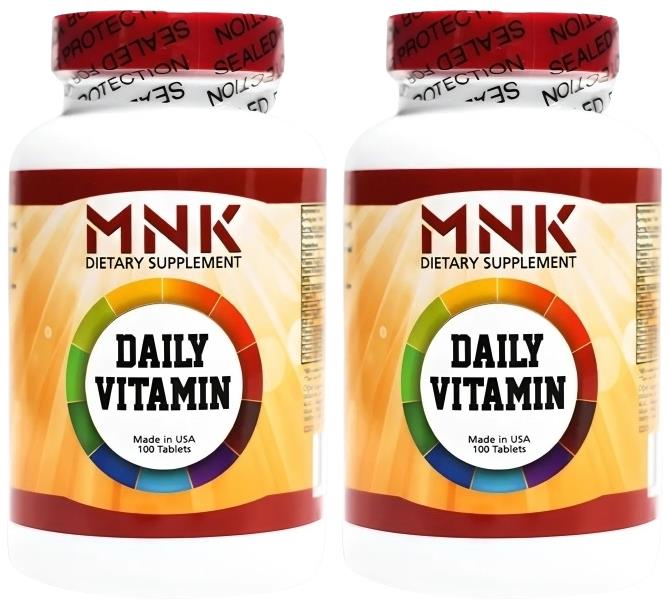 Mnk Günlük Vitamin Mineral 2X100 Tablet Daily Multivitamin