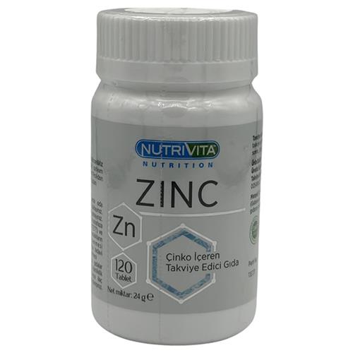 Nutrivita Nutrition Zinc 15 Mg Çinko 120 Tablet