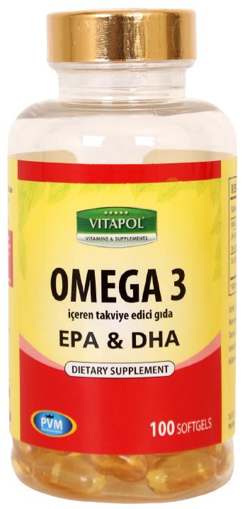 Vitapol Balık Yağı 1000 Mg Omega 3 100 Softgel