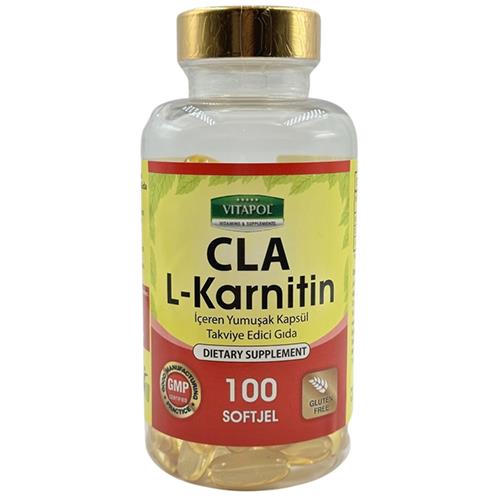 Vitapol Cla L-Carnitine 100 Softgel L-Karnitin