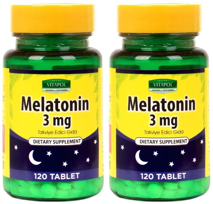 Vitapol Melatonin 3 Mg 2X120 Tablet