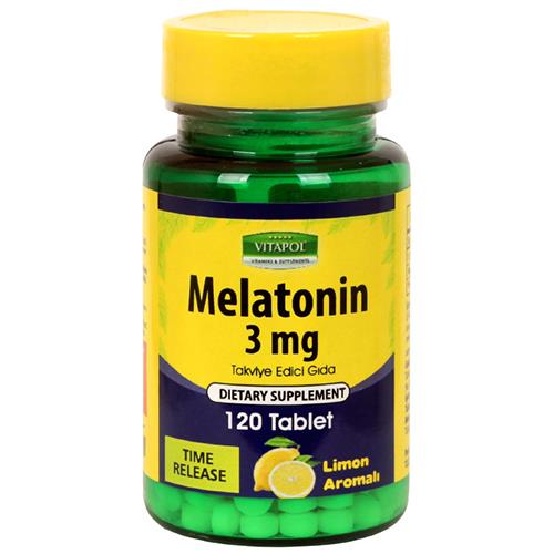 Vitapol Melatonin 3 Mg Limon Aromalı 120 Tablet