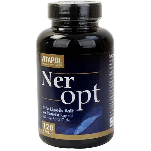 Vitapol Ner Opt Alfa Lipoik Asit Taurin 120 Kapsül Sitikolin Glutamin B5 Vitamini