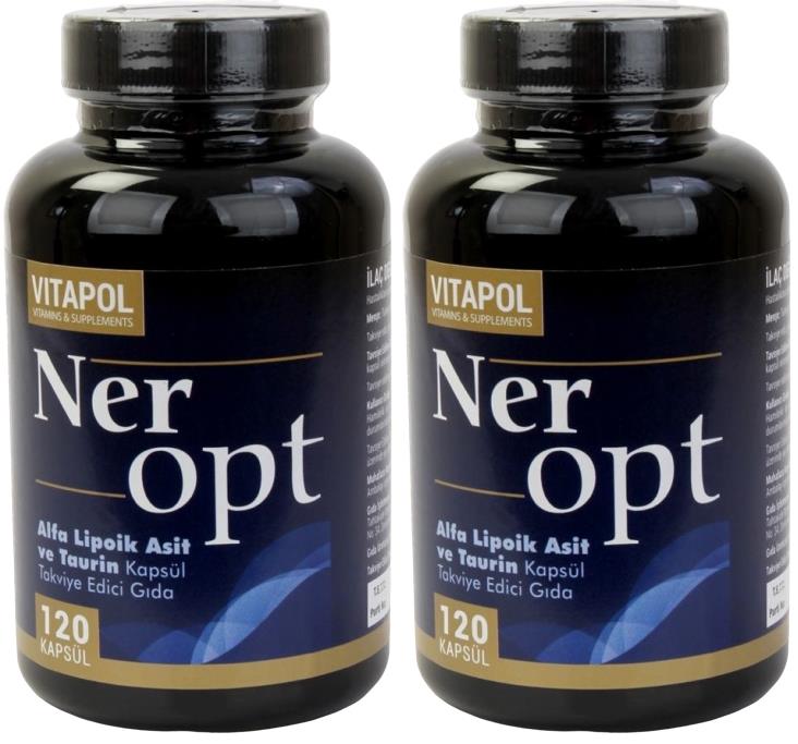 Vitapol Ner Opt Alpha Lipoic Acid Taurine 2X120 Kapsül Citicoline Glutamine Vitamin B5