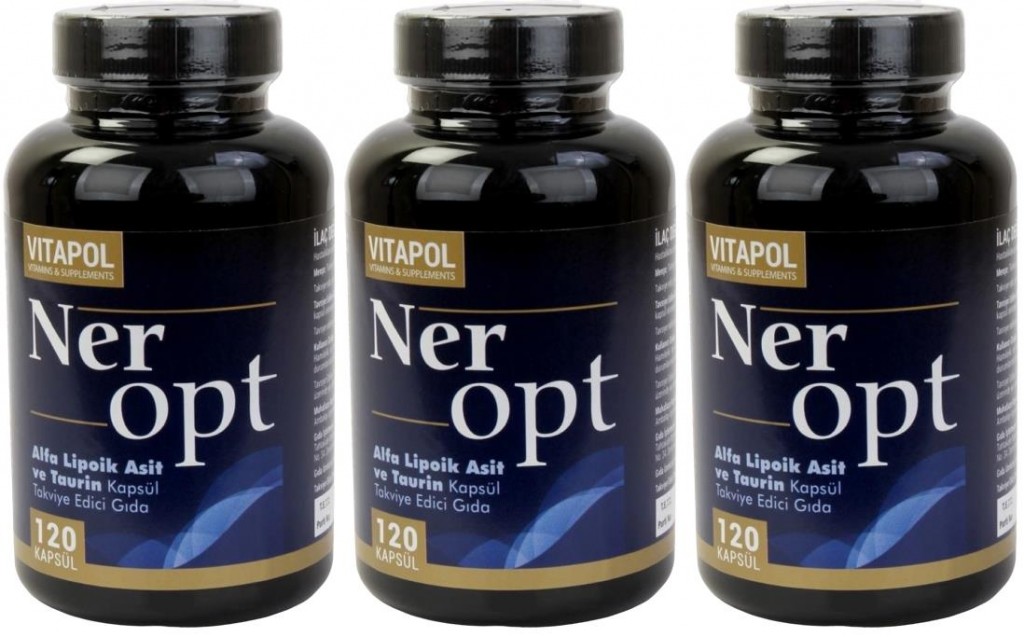 Vitapol Ner Opt Alpha Lipoic Acid Taurine 3X120 Kapsül Citicoline Glutamine Vitamin B5