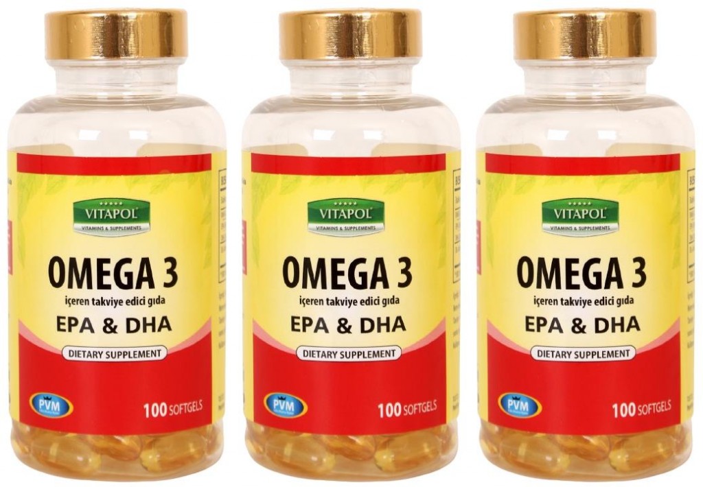 Vitapol Omega 3 1000 Mg Balık Yağı 3X100 Softgel