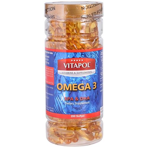Vitapol Omega 3 200 Softgel Balık Yağı 1000 Mg