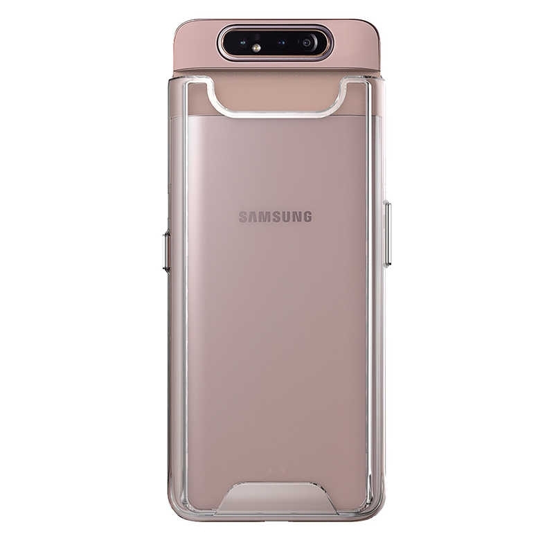 Samsung Galaxy A80 Gard Ultra Sert Silikon Kılıf Şeffaf