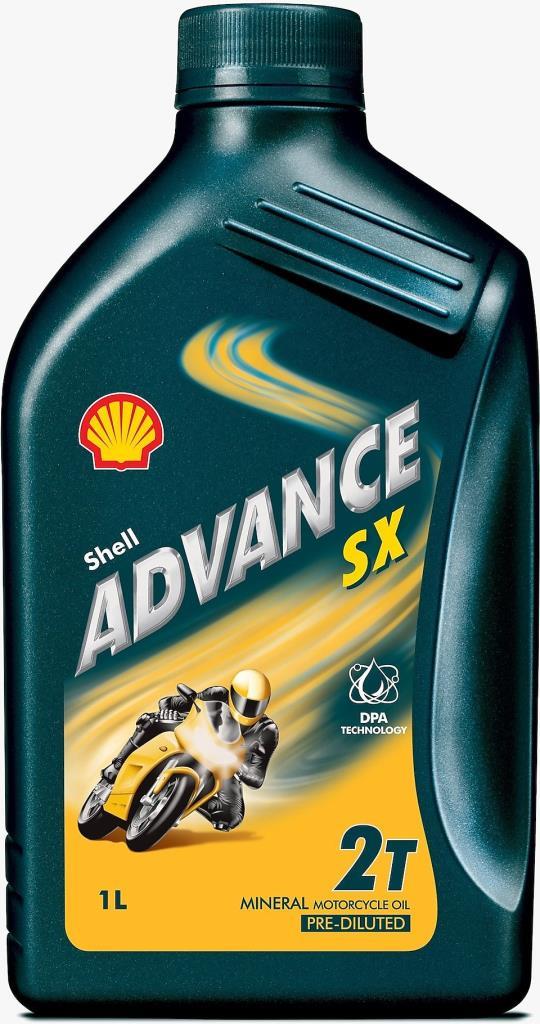 Shell Advance Sx 2T Mi̇neral Motor Yaği 1Lt
