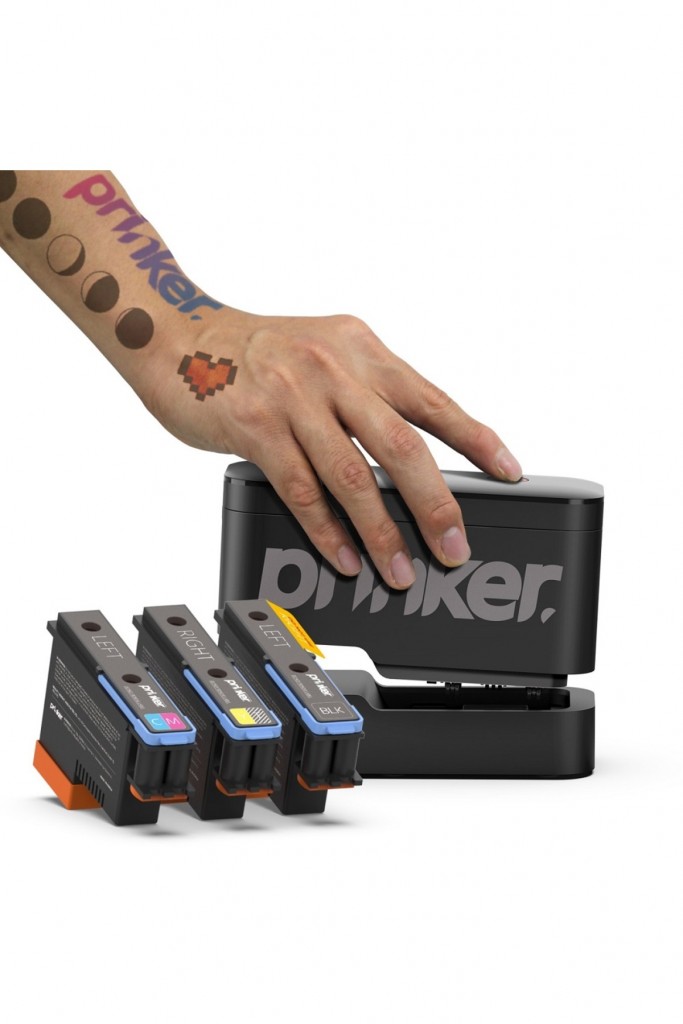 Prinker S Color + Black Full Set 3D Tattoo Printer Geçici Dövme Yazıcısı