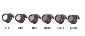 Dji Xiao Spark Gimbal Kamera Optik Lens İçin Mcuv / Cpl / Nd4-8-16-32 6 Lı Filtre Sett