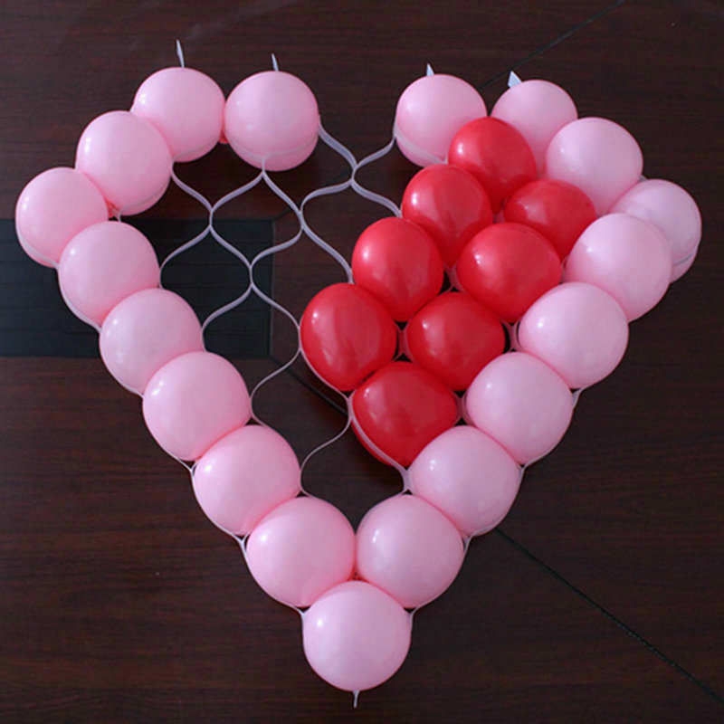 Kalp Balon Organizer Kelepçe Çoklu Balon Dekor