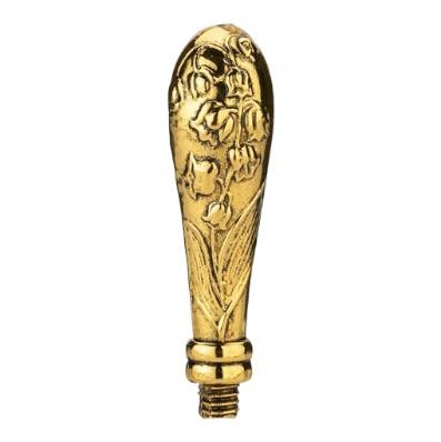 Mum Mühür Damga Kolu Premium Metal Çan Çiçeği Gold