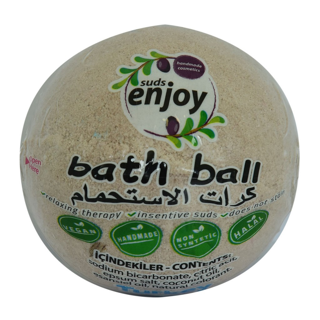 Enjoy Lavantalı El Yapımı Banyo Küvet Topu Sabunu Mor 90-120 Gr